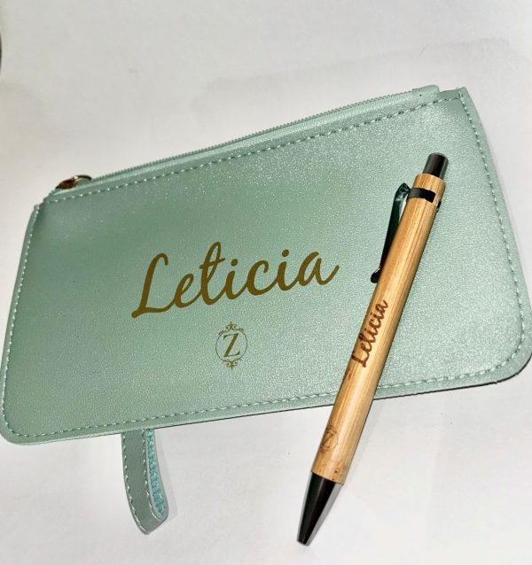Neceser personalizado verde agua - Imagen 3